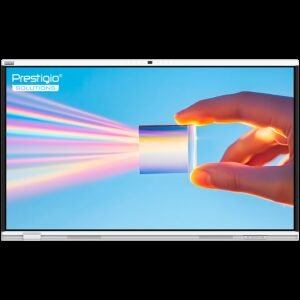 PRESTIGIO SOLUTIONS Multiboard 75'' Prism, Android 14, Google EDLA, AI Camera, 8/128GB, 50TP