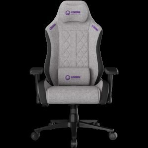 LORGAR CHA41, Ergonomic Gaming Chair Advanced, premium anti-stain fabric, Grey