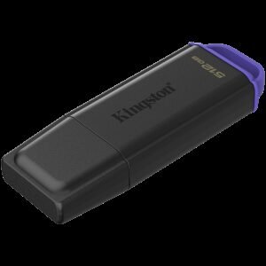 KINGSTON 512GB Portable USB 3.2 Gen 1 DataTraveler Exodia Black/Purple