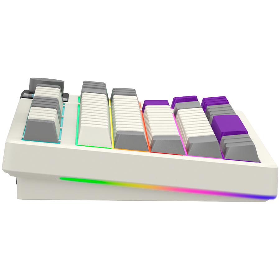 LORGAR KBP70TKLW, Wireless TKL Mechanical Gaming Keyboard Pro, Beige, EN layout - Slika 4