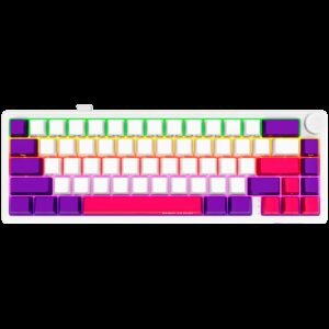 LORGAR KBP70MW, Wireless 65% Mechanical Gaming Keyboard Pro, White, EN layout