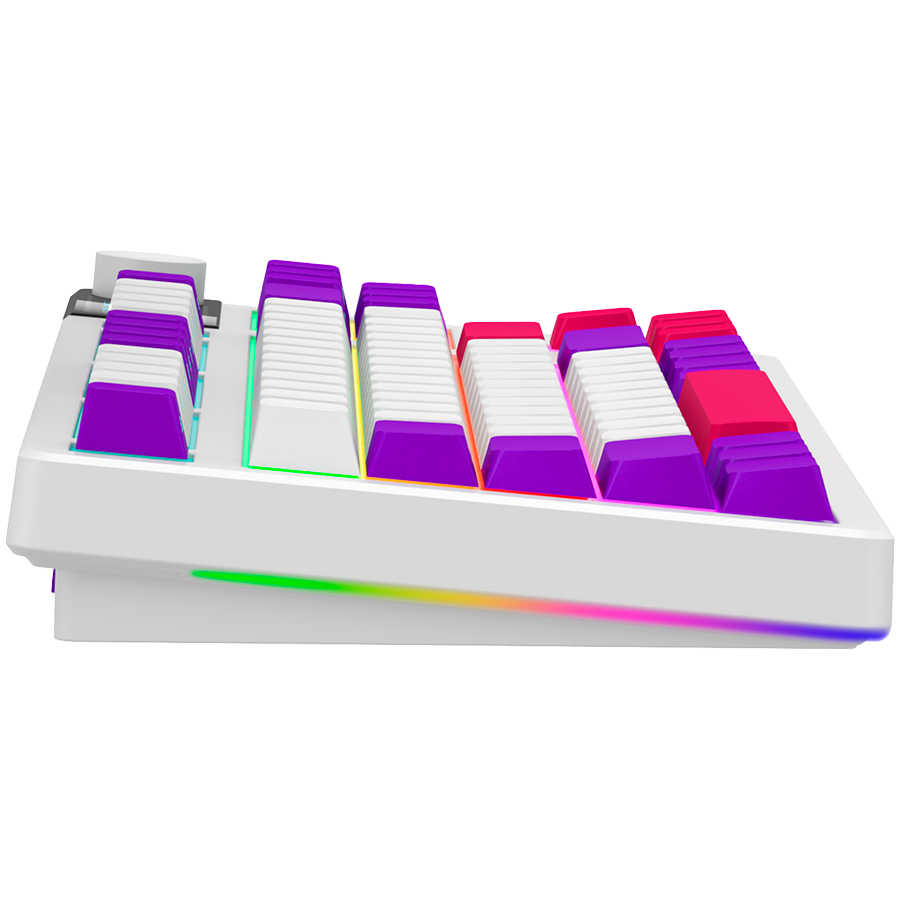LORGAR KBP70TKLW, Wireless TKL Mechanical Gaming Keyboard Pro, White, EN layout - Slika 4