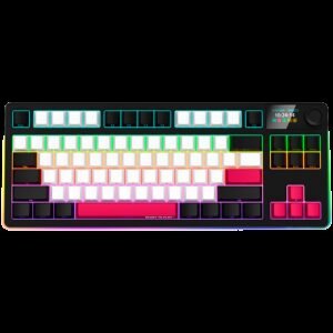 LORGAR KBP70TKLW, Wireless TKL Mechanical Gaming Keyboard Pro, Black/red, EN layout