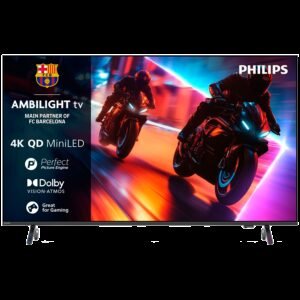 Philips 75MLED920/12 AMBILIGHT 4K Quantum Dot Mini-LED 144 Hz, 189 cm (75"), P5 Perfect Picture Engine, Dolby Vision i Atmos