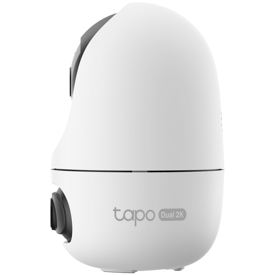 TP-Link Tapo C245D Dual Lens Pan/Tilt Security Camera, 2K (2304x1296) and 2K (2304x1296), 2.4 GHz, Dual Lens, Pan/Tilt, Smart AI Detection and Notifications, AI Smart Tracking, Sound and Light Alarm, Remote Control, Two-Way Audio - Slika 2