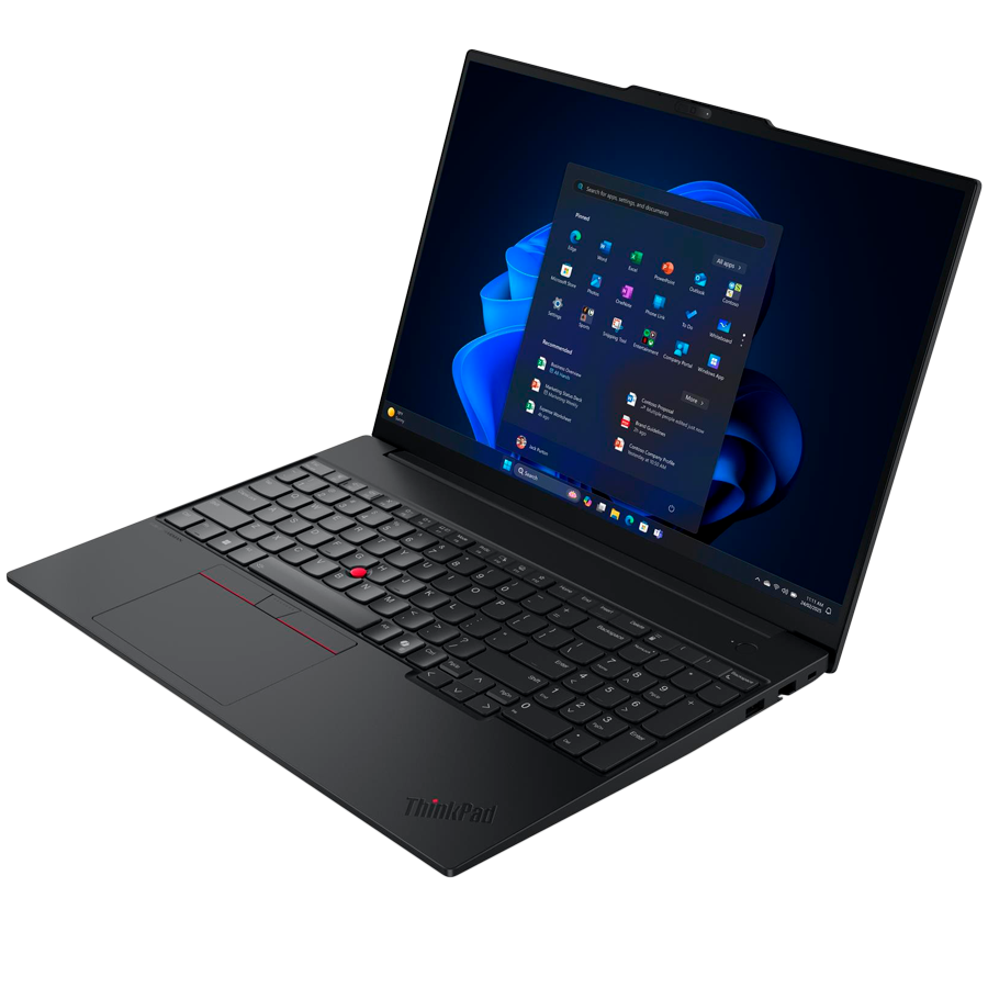 LENOVO ThinkPad E16 GEN 3 16" FHD IPS, Intel Core Ultra 5 225U, 16GB DDR5, 512GB SSD, 2x USB-A, 1x USB-C THB, HDMI, RJ-45, WiFi 6, BT5.2, BH BL Kyb, 48Wh, Win 11 Pro, Eclipse Black, 5Yr - Slika 3
