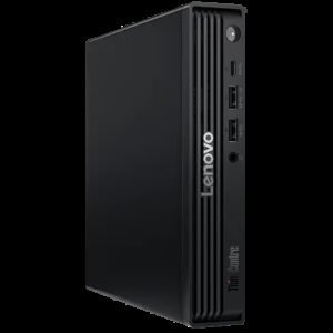 LENOVO ThinkCentre M70q Gen 6, Intel Core Ultra 5 225T, 16GB DDR5, 512GB SSD M.2, Front: 2x USB 3.2, 1x USB 3.2 C, 1x Audio/Mic, Back: 4x USB 3.2, DP, HDMI, RJ45 GbE, CIS, Spkr, WiFI 6E+BT 5.3, USB KB/Mouse, No OS, 3Yr