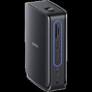 Anker Nano Docking Station (13-in-1, Triple Display, Built-In Removable Hub), SD/TF 3.0 Card Slots, 3x USB-A, 2x HDMI, 1x DP,3.5mm Audio Jack, Ethernet, 2x USB-C