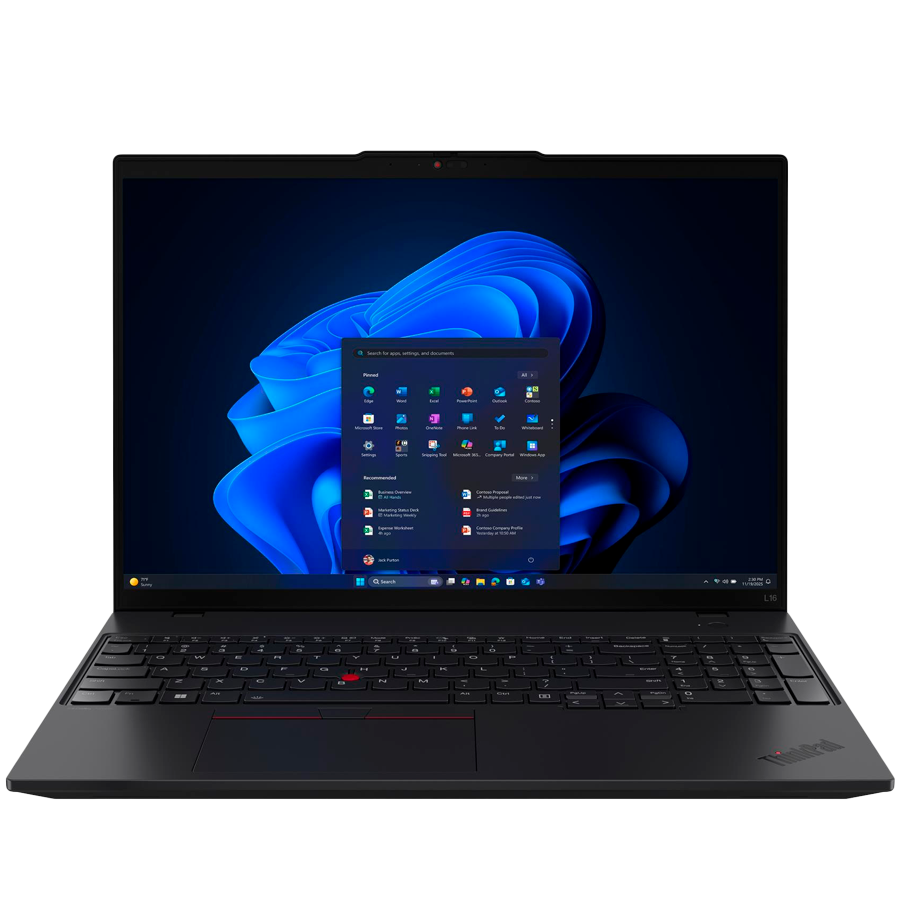 LENOVO ThinkPad L16 Gen 2 16" FHD WUXGA IPS, Intel Core Ultra 5 225U, 16GB DDR5, 512GB SSD, 3x USB-A 3.2, 2x USB C THB 4, HDMI, RJ-45, WiFi 6E, BT5.3, BH BL Kyb, 57Wh, No OS, Black, 3Yr - Slika 4