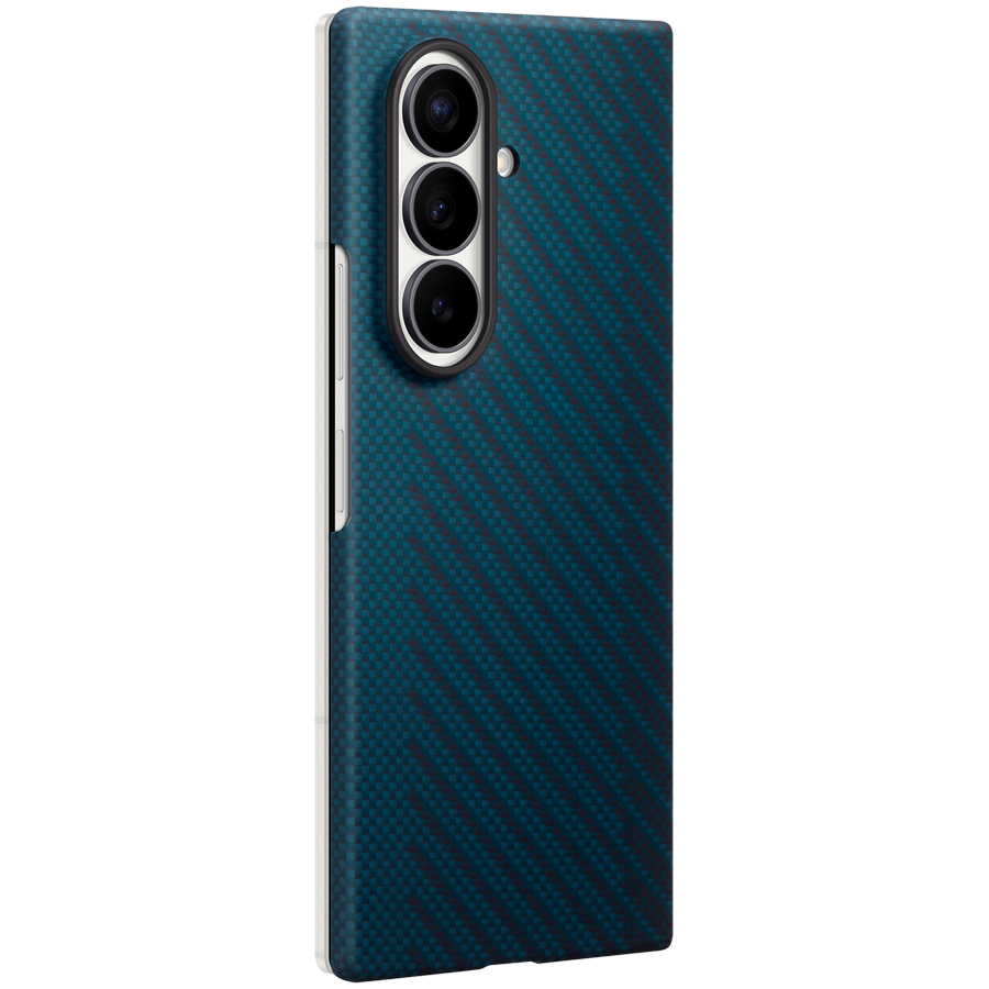 Samsung Galaxy Fold8 Ultra Carbon Magnet Case Navy - Slika 3