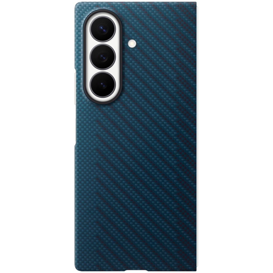 Samsung Galaxy Fold8 Ultra Carbon Magnet Case Navy - Slika 4