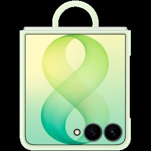 Samsung Galaxy Flip8 Silicone Ring Magnet Case Green