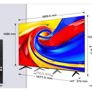 TCL 85"P7L 4K QLED Google TV;60Hz, VRR, Dolby Atmos;Dolby Vision, 450 nits; Onkyo 2.1ch