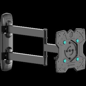 ONKRON Full Motion TV Wall Mount for 17– 43 Inch LCD LED Flat Screens up to 35 kgs, Black
