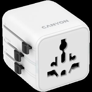 CANYON Travel Adapter OnTour One EU/UK/US/AUS White