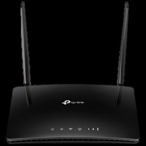 TP-Link Archer MR402 AC1200 Wireless Dual Band 4G LTE Router, Build-In 150Mbps 4G LTE Modem, 867 Mbps at 5 GHz + 300 Mbps at 2.4 GHz, 4G Cat4 150/50 Mbps, 2x Antennas, 3x Fast Ethernet LAN Ports, 1x Fast Ethernet WAN/LAN Port