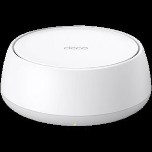 TP-Link Deco BE25(1-pack) BE3600 Whole Home Mesh Wi-Fi 7 System, 688 Mbps at 2.4 GHz + 2882 Mbps at 5 GHz, Internal Antennas, 2 x 2.5 Gigabit Ports, 160MHz for 5 GHz, 4-Stream, Deco App, Router/AP Mode, IPv6, IPTV, HomeShield (Parental Controls,..)