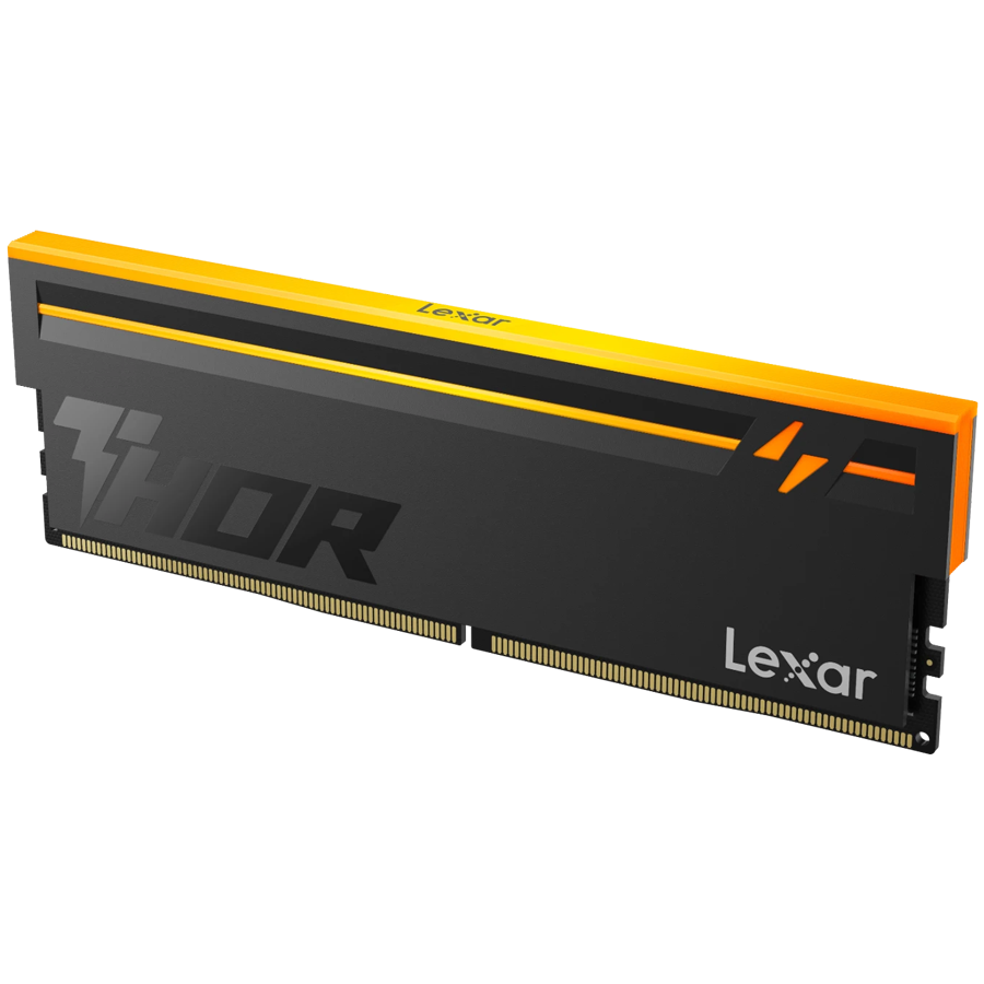 Lexar THOR 2.0 16GB DDR5 6000 CL36 1.3V Memory with heatsink and RGB lighting, Black Color, Single pack - Slika 3