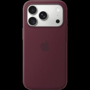 iPhone 18 Pro Silicone Case with MagSafe - Burgundy, Model A3701