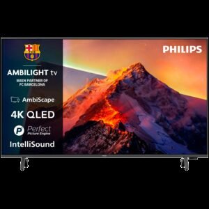 Philips TV QLED 75PQS8611/12, AMBILIGHT 4K QLED TV, 189 cm (75"), Titan OS Smart, P5 Image processor, Dolby Atmos