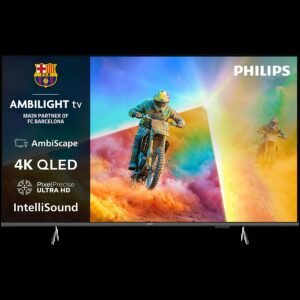 Philips TV QLED 65PQS8501/12, AMBILIGHT 4K QLED TV, 164 cm (65"), Titan OS, AmbiScape, Airplay, P5 Image processor, Dolby Atmos