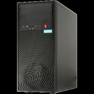 PC Desktop AMD Ryzen 5 6C/12T 4600G, MB BIOSTAR MB B450, RAM 8GB 3200Mhz DDR4, 256GB SSD, PSU 500W, Case IT-6516 Ripple, No OS